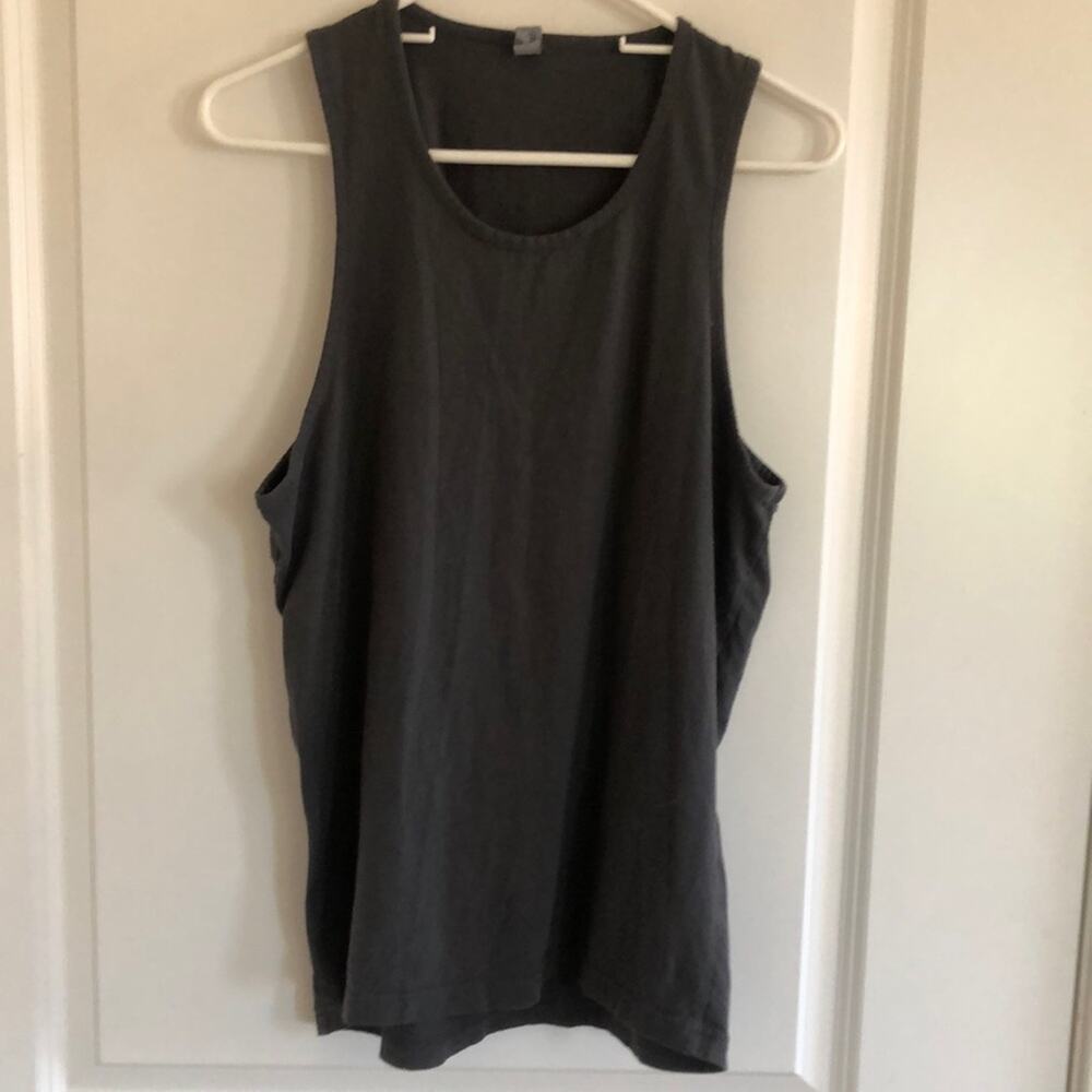 Boys gray Next Level tank top M